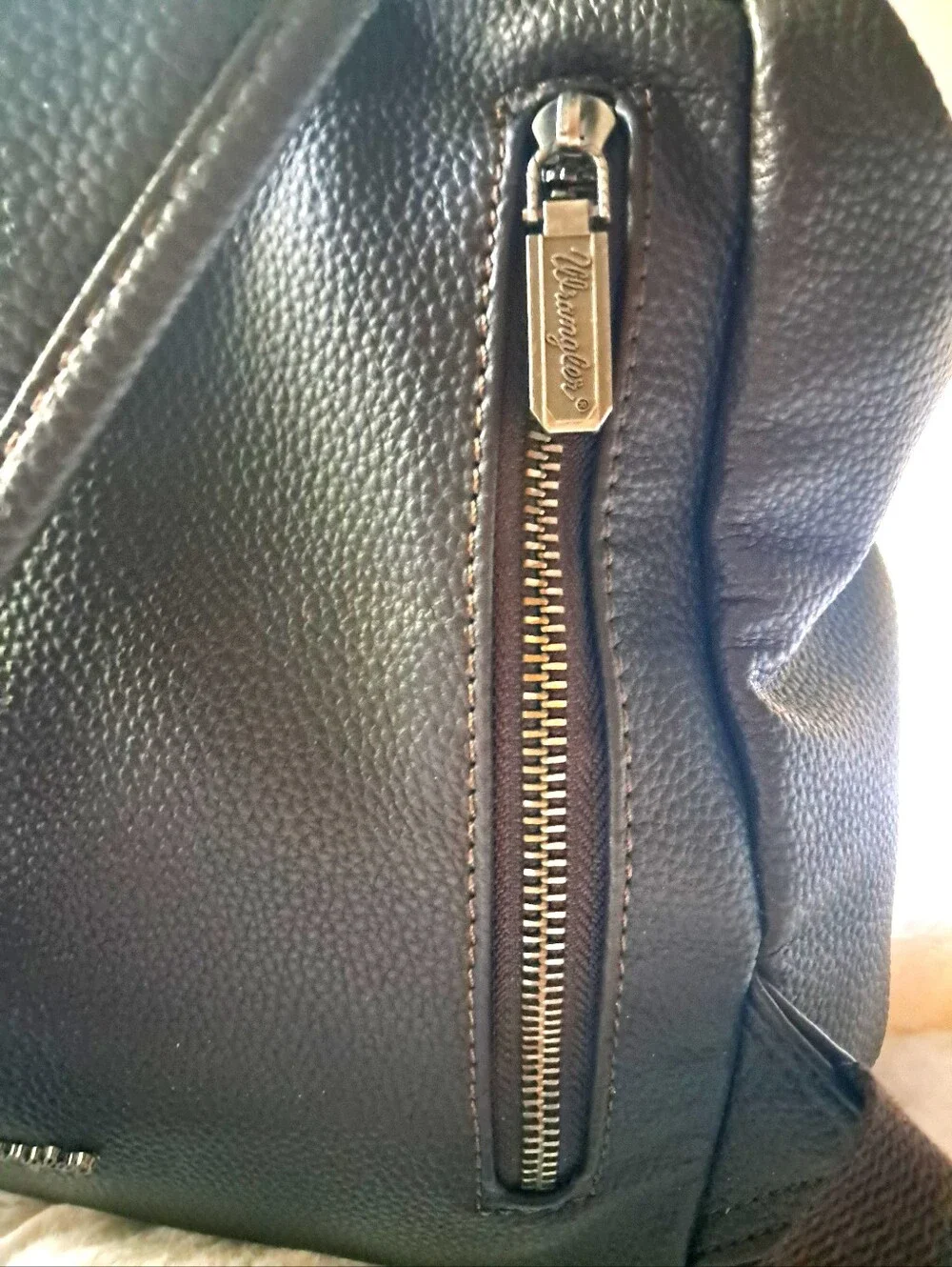 Wrangler NWOT Concealed Carry Backpack Genuine Hair On Hide